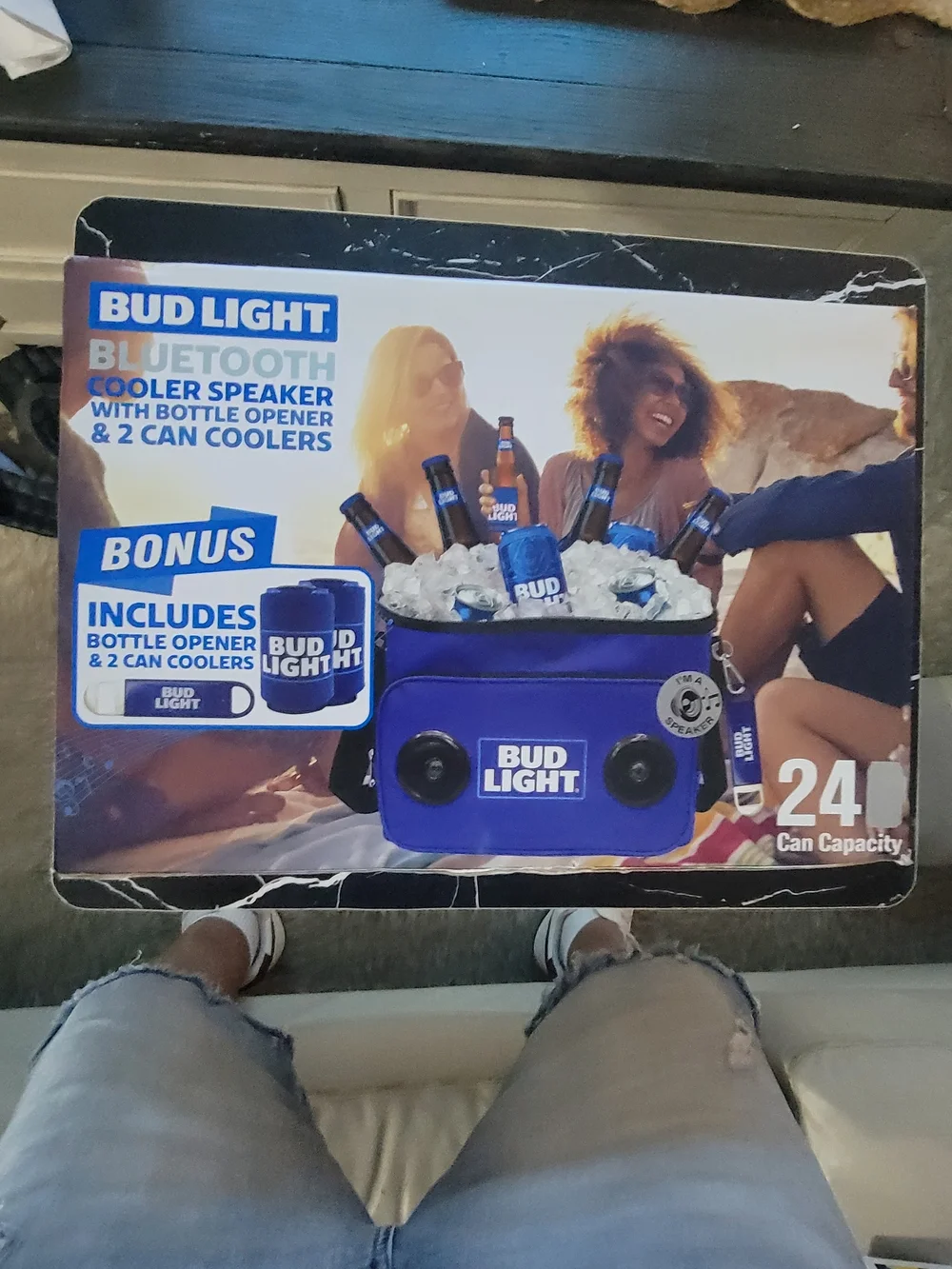 Bluetooth Bud LIGHT Cooler Speaker